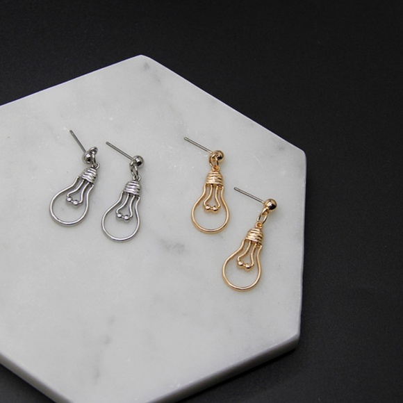 Jewelry - Minimalist Light Ball Drop Earrings